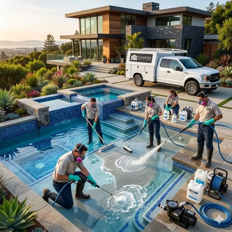 Acid Wash pool service in Milpitas CA