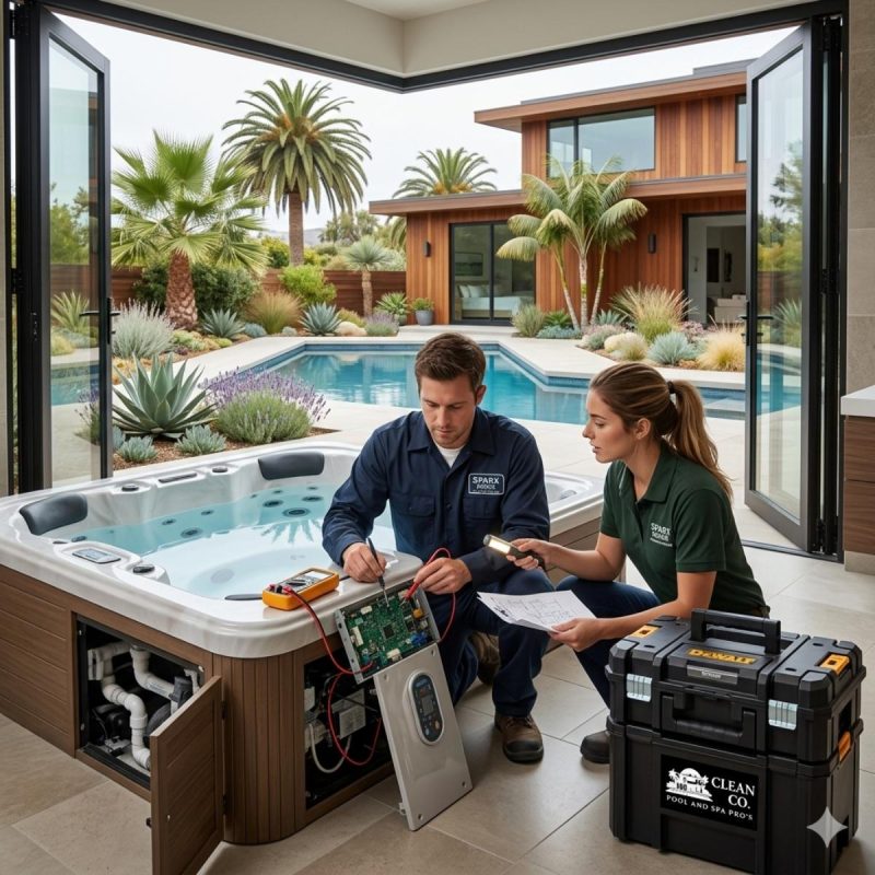 Spa Repair and hot tub repair service in Milpitas CA