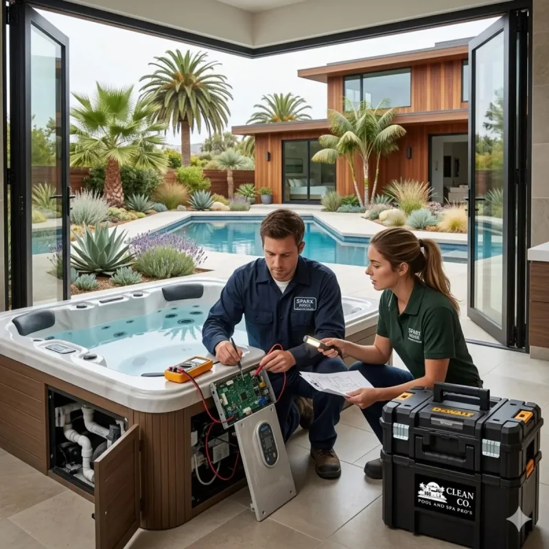 Spa Repair and hot tub repair service in Milpitas CA