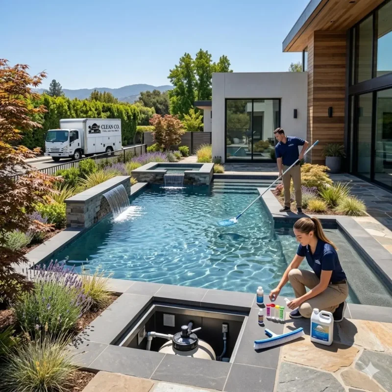 Weekly Pool Service Cupertino, CA