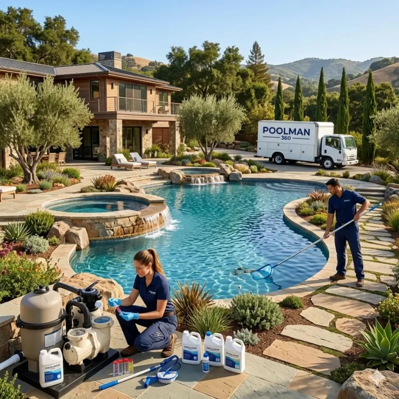 Weekly Pool Service Los Altos Hills, CA